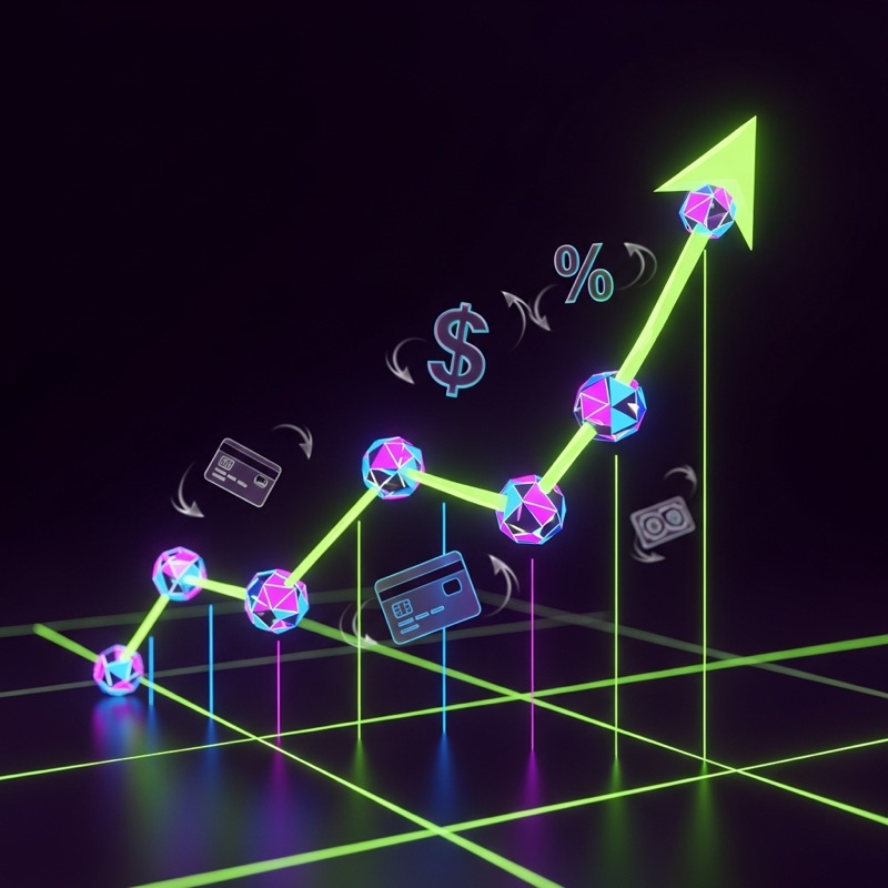 Credit building progress illustration